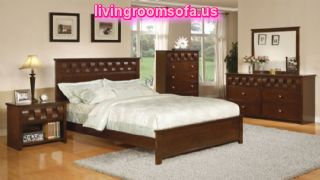 Fabulous Modern Style Wooden Accents Cheap Bedroom Furniture Ideas