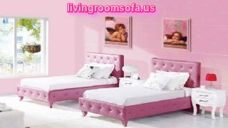 Girls Bedroom Colors Perfect With Two Bedding Ideas Wall Pink Color Ideas Side Table Ideas Very Nice For Twin Bedroom