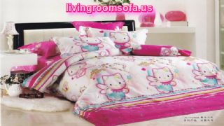  Hello Kitty Girl Bedroom Cotton Bed In A Bag