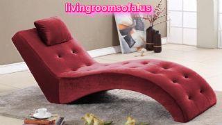  Interesting Red Tufted Indoor Chaise Lounge Design