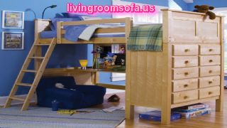 Kenai Loft Bed With Dresser