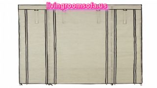 Large Strong Style Beige Color Cheap Style Wardrobe Armoires Designs