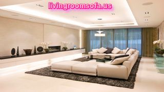 Luxury Living Room With The Best Furniture And Modern Lighting