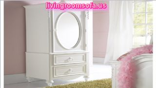 Mirror And White Cheap Style Wardrobe Armoires Designs