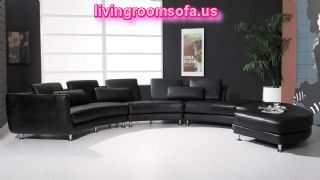 Modern And Black Contemporary Leather Sofas Italian