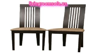  Modern Dark Brown Dining Chairs