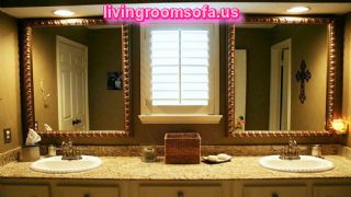 Nickel Bathroom Wall Mirrors Brushed