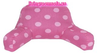  Pink Bed Rest Pillow With Arms