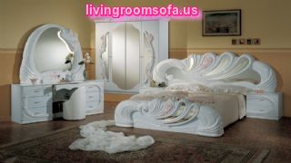 Vanity White And Classic Italian Bedroom
