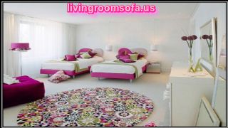 White And Pink Twin Beds For Girls And Comfortable