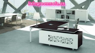 White Modern Contemporary Italian Office Furniture