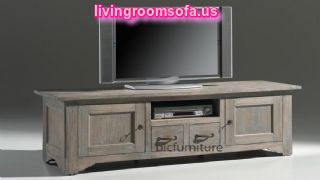 Wooden Classic Tv Stand Cabinet In Room