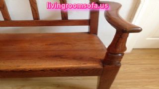 Wooden Oak Antique Bench Design