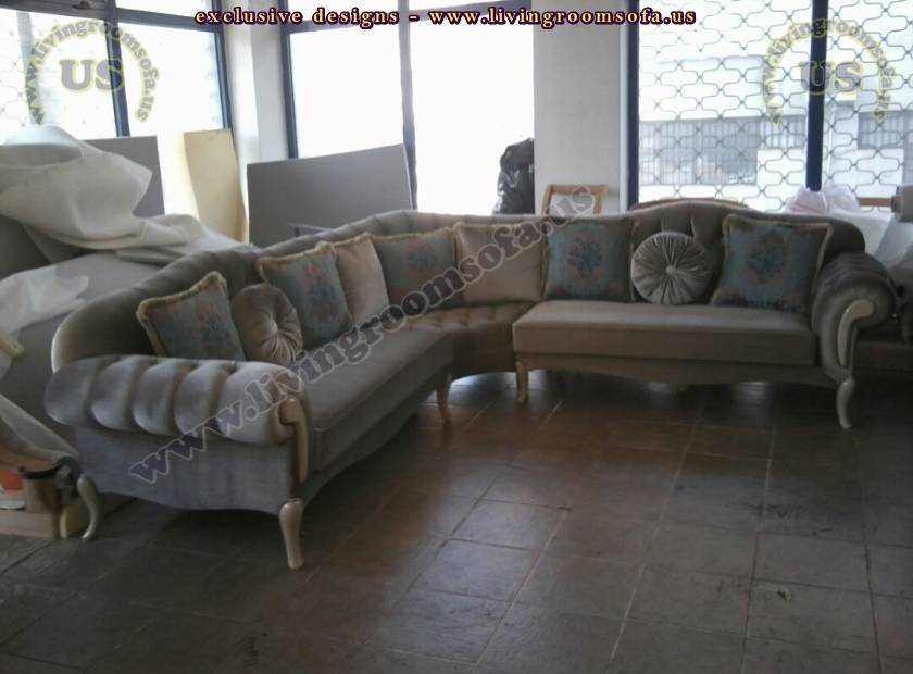 Avant Garde L Shaped Sofa Design For Living Room