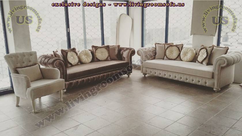 Exclusive Chesterfield Sofa Set Excellent Design For Living Room