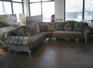 Avant Garde L Shaped Sofa Design For Living Room