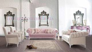 Manchester Chesterfield Sofa Set Exclusive Living Room Design