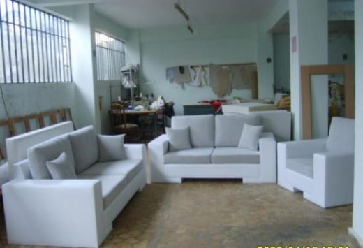 Modern Sofa, White-Gray Modern Sofa Set, Livingroom Sofa