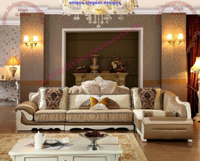 Art Deco Living Room design large living room