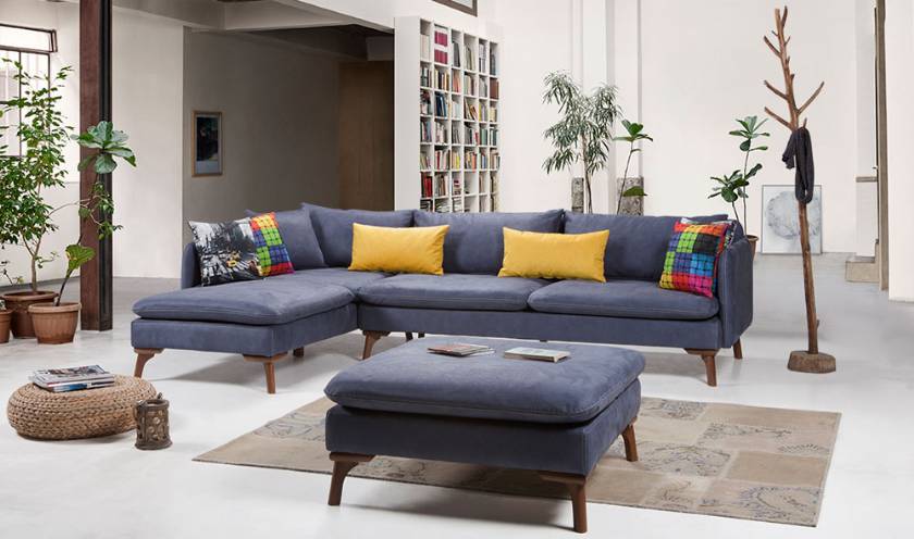 Austin Modern Corner Sofa Small size small spaces modern living room