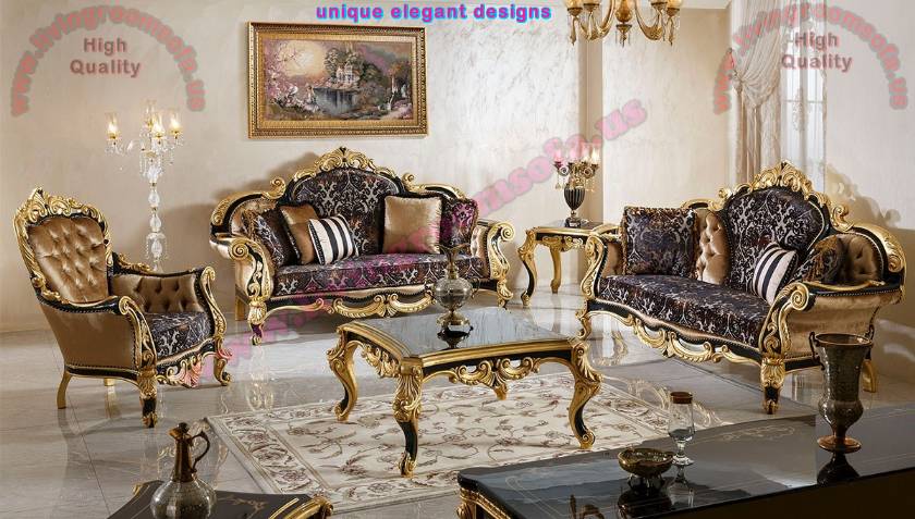 Cheapest Classical Carved Living Room Sofa Sets