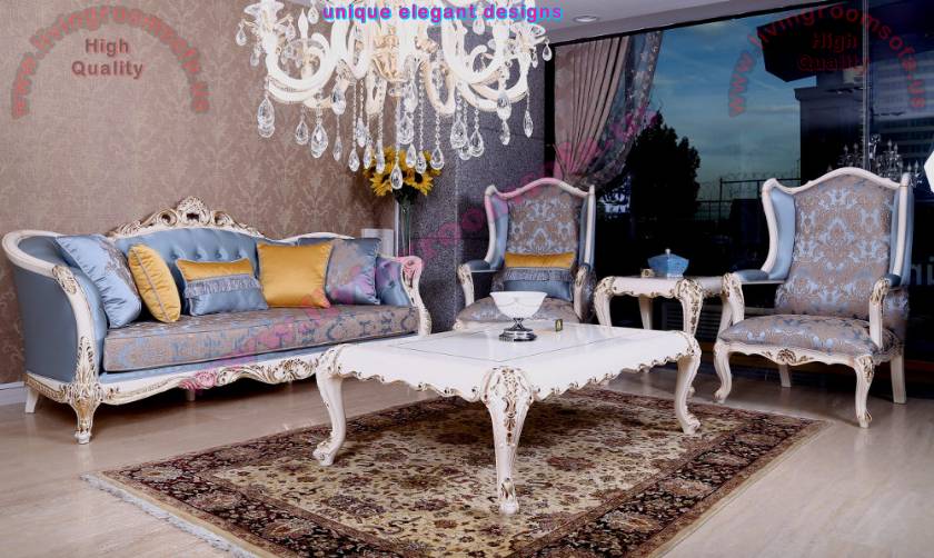 Classic gorgeous living room sofa sets