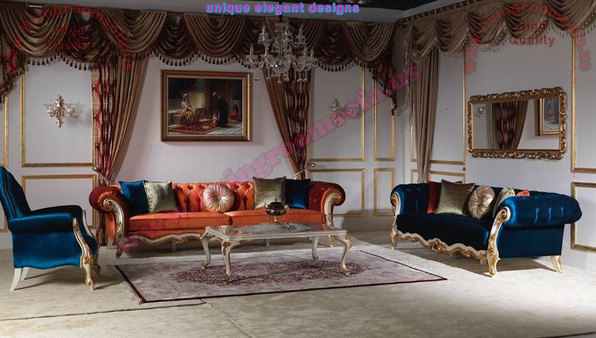 Curved Velvet Chesterfield Sofa design 2018 new Curved Velvet Chesterfield Sofa design 2018 new