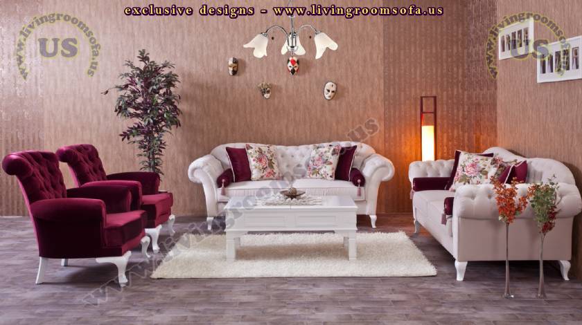 elegant modern classic living room sofa set