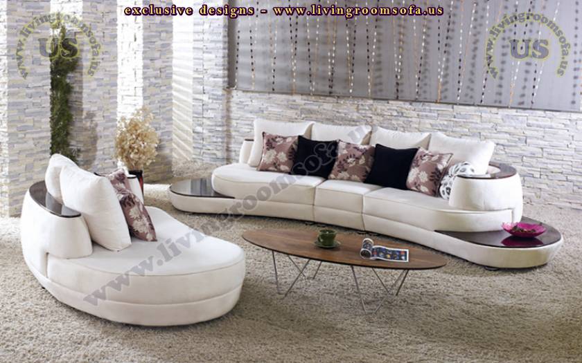 European living room design elegant sofas