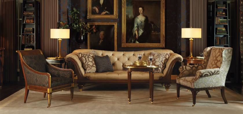 Inlaid Sofa for Living Room Luxury Italian Sofa Designs Classic Living Room Furniture