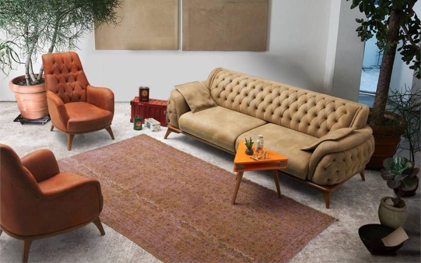 Leather Chesterfield Sofa Set Luxury Modern Living Room Design Leather Chesterfield Sofa Set Luxury Modern Living Room Design