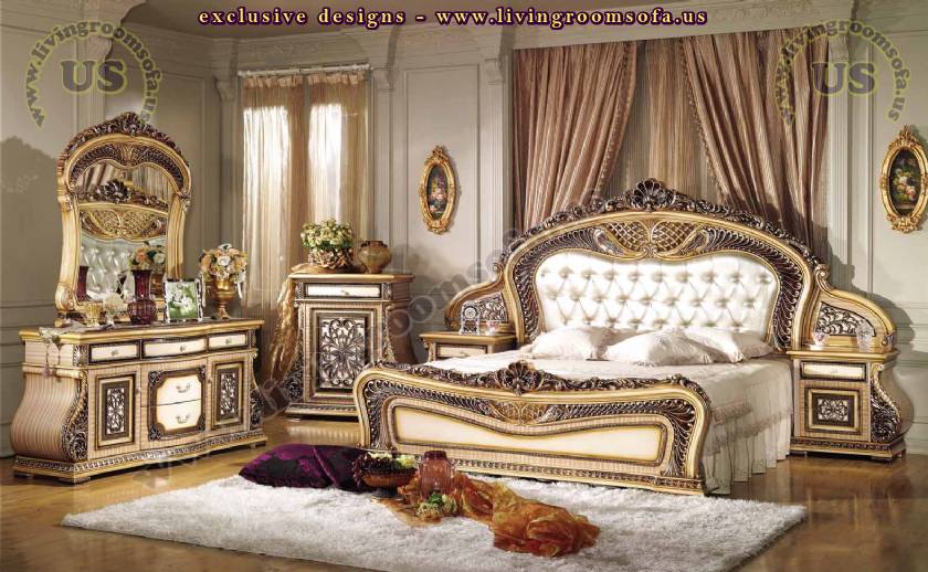 Lovely Royal Furniture Bedroom Sets antique wooden style