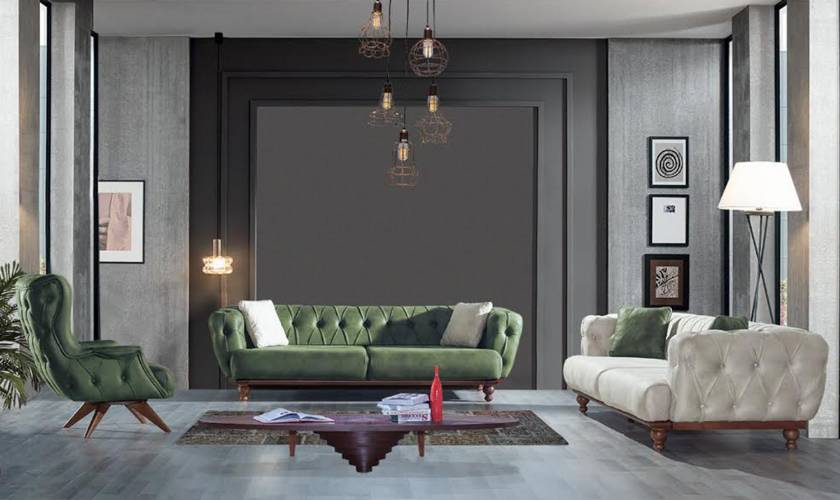 Luxury Modern Elegant Chesterfield Sofa Set New Modern Style