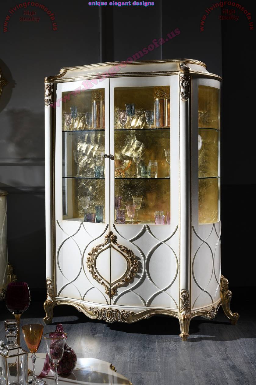 Luxury Showcase for Living Room Royal Art Deco