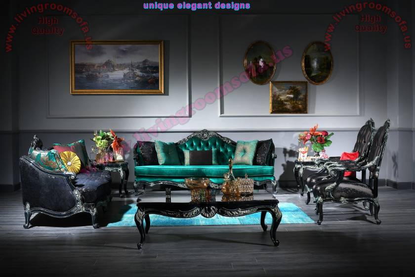 Miss Witch Luxury Classical Sofa Sets for living room the best design all the time