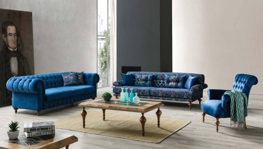 Modern Boutique Chesterfield Sofa Set New Style Luxury Living Room Modern Boutique Chesterfield Sofa Set New Style Luxury Living Room