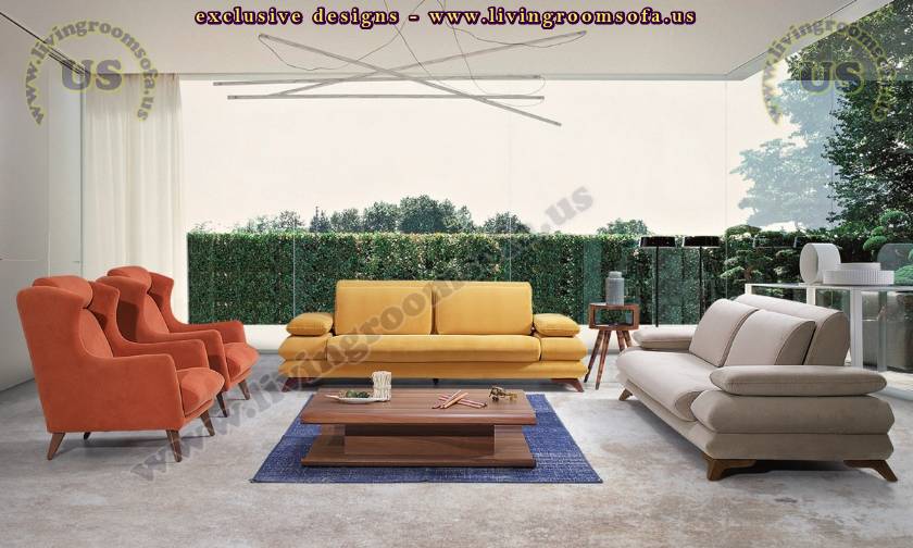 Modern Elegant Sofa set designs in Europan style