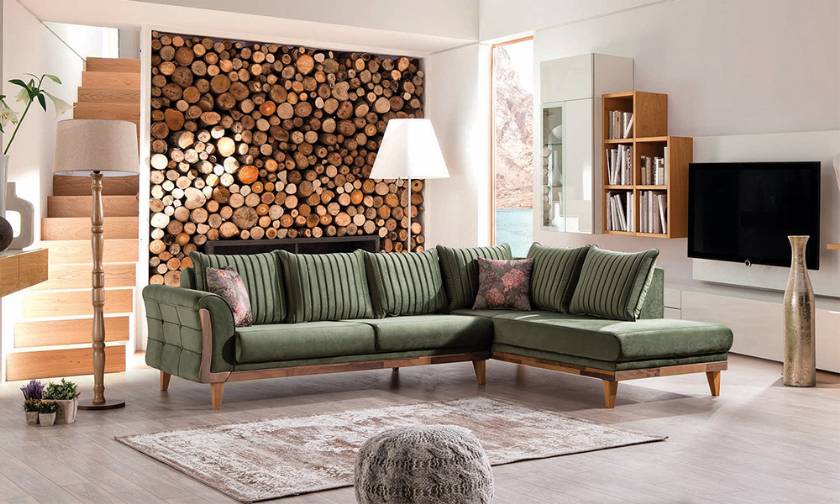 Modern L shaped corner sofa new style luxury modern design