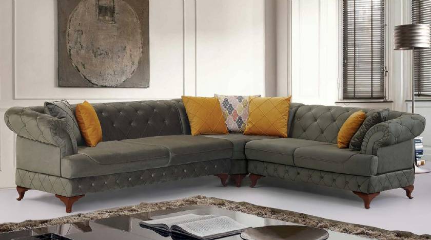 modern luxury chesterfield corner sofa living room corner sofa designs