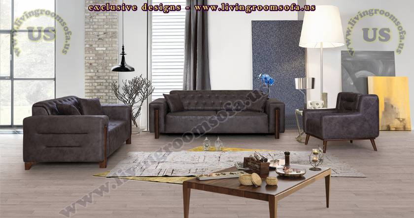 modern sofa bed living room design dark gray