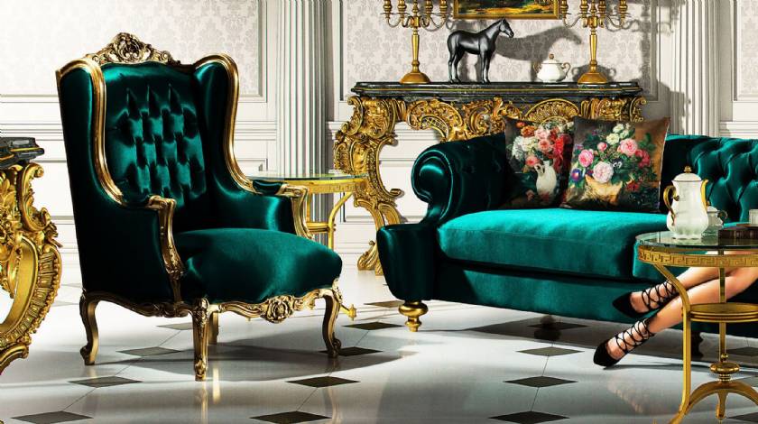 New Design European Luxury Classic Furniture Living Room Sofa