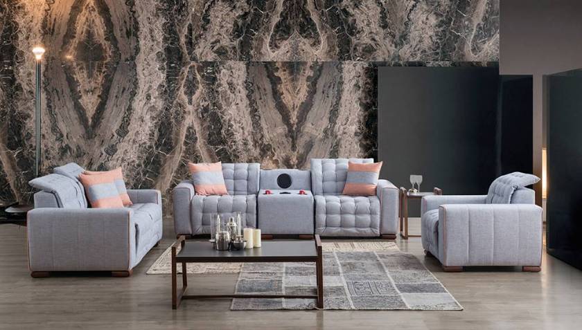 Recliner sofa sets power system great modern design for living room