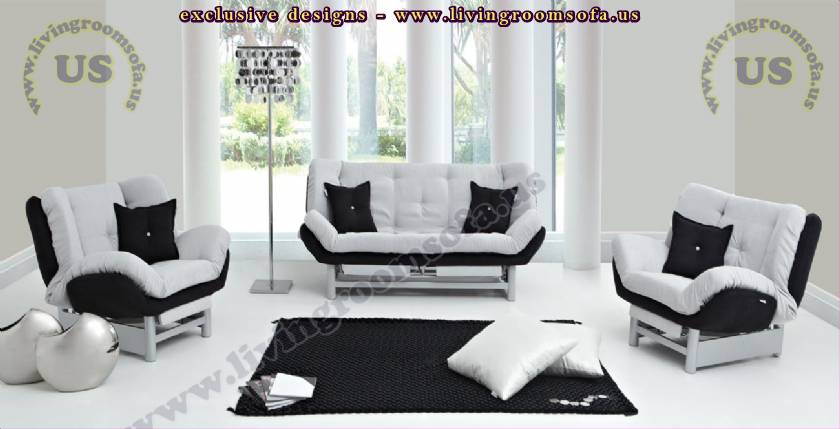 relax modern living room black and white