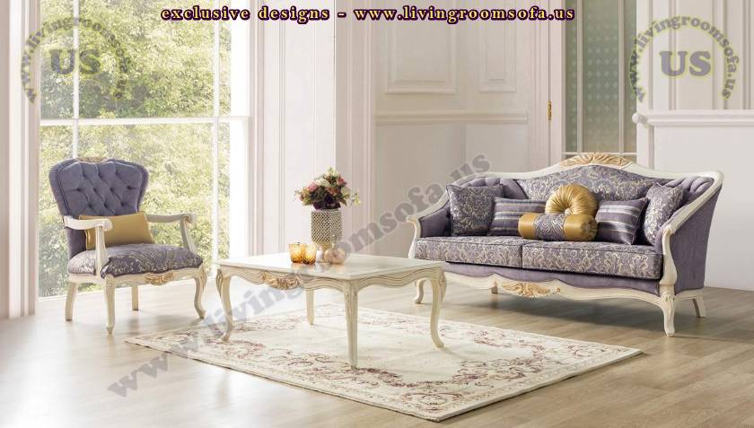 retro modern classical living room set