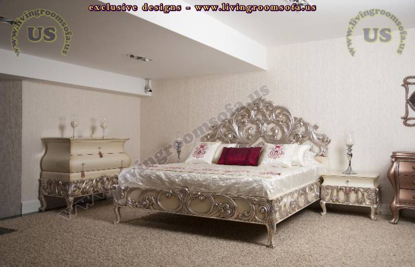 Silver Luxury Bedroom Design French Boudoir Bedroom Ideas