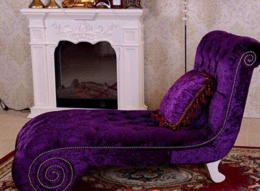surprise your wife purple chaise lounge