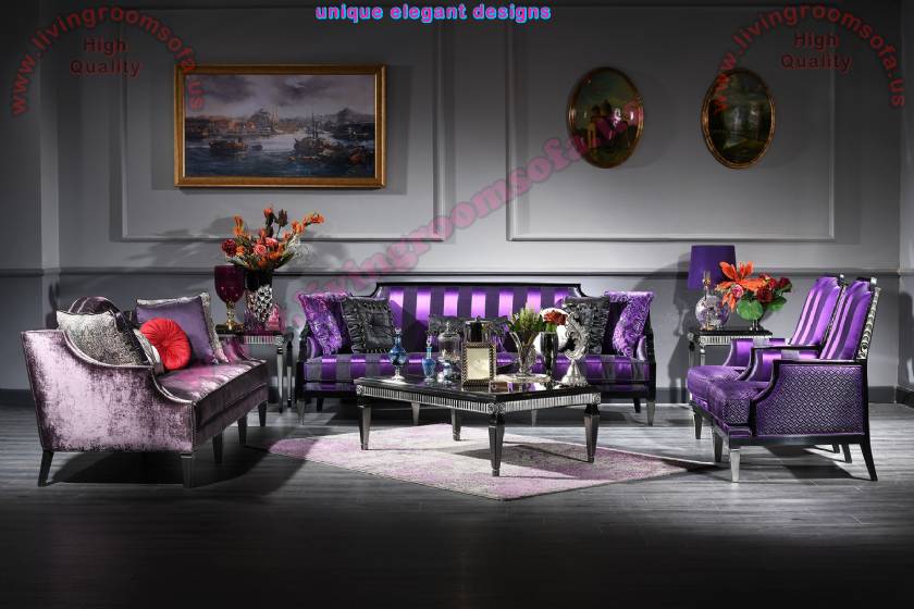 Thanksgiving Living Room Design Luxury Art Decor Sofa Set