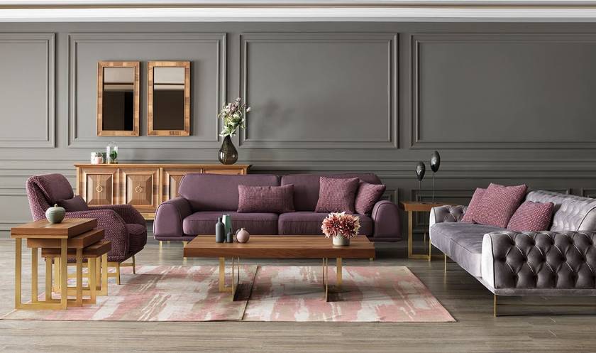 The perfect sofa set has great style flawless construction high-quality materials