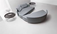 Amazing Modern Style Sleeper Sofa Beds Rounded Design