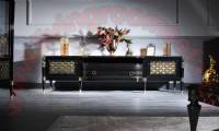 art deco luxury tv stand mixing traditional and modern